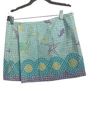 Lilly Pulitzer Reversible Wrap Skirt - EUC - Size Small